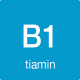 Vitamin B1: tiamin